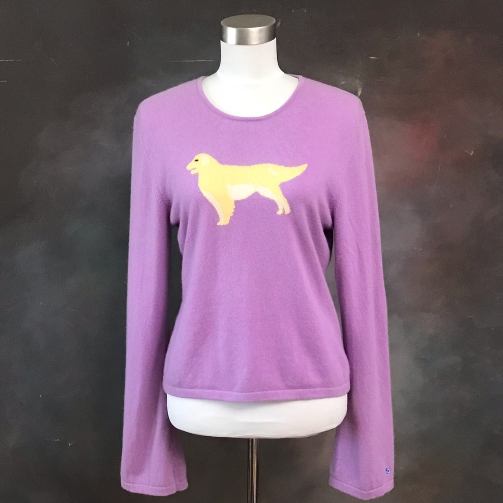 Cashmere Sweater By Ollie Five Five - Cute Dog
